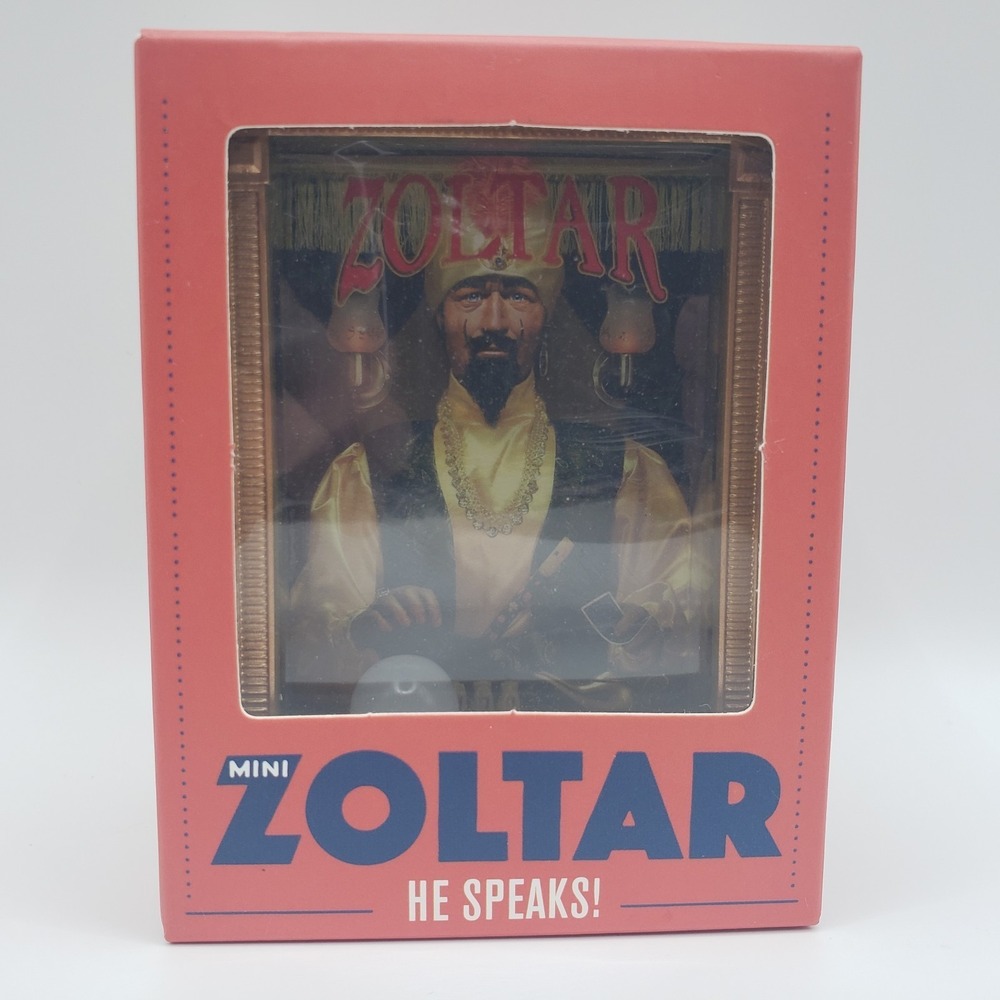 Mini ZOLTAR He Speaks! Fortune-telling Machine - Lights Up Sounds Fortune Cards